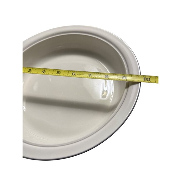 Lenox Glories On Grey Chinastone Vegetable Serving Bowl 10" Discontinued USA - Picture 5 of 5